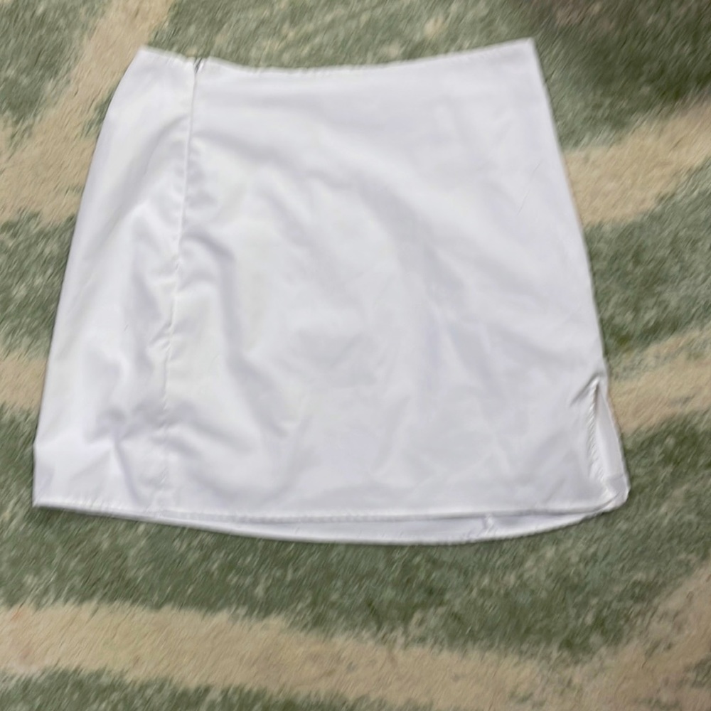 White Shein Mini Skirt Large US 8/10